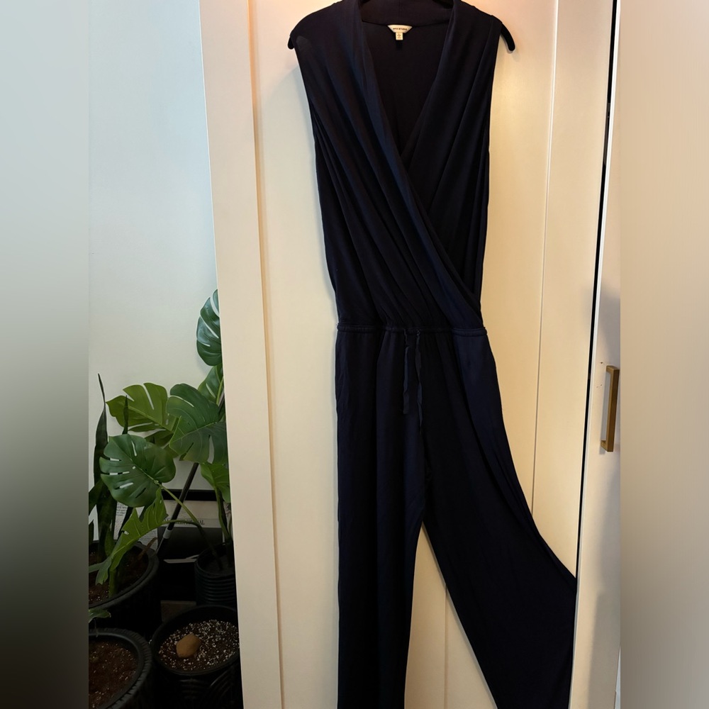 Max Studio navy jumpsuit